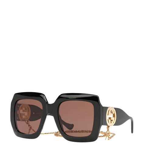 gucci metal chain sunglasses|gucci sunglasses discount prices.